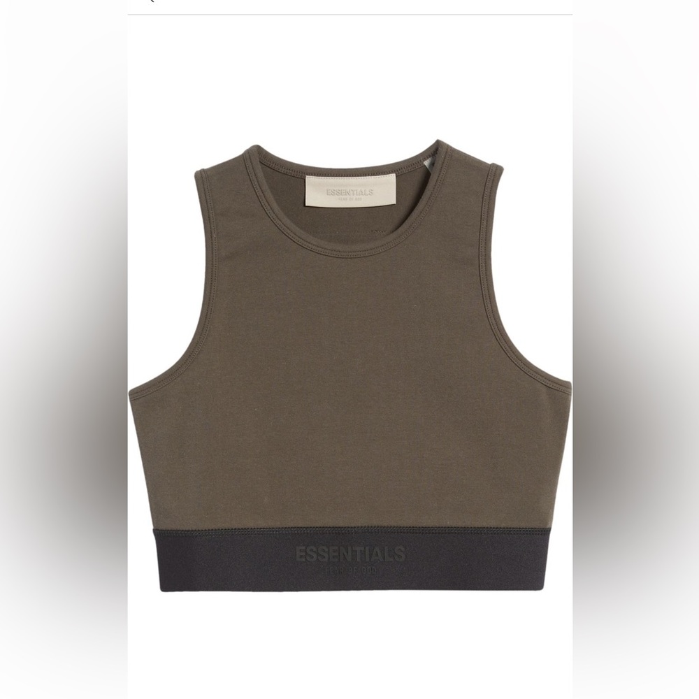 Fear Of God Essentials Sport Stretch Cotton Crop Tank